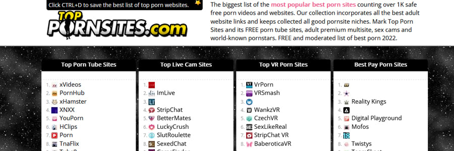 toppornsites best list of porn sites