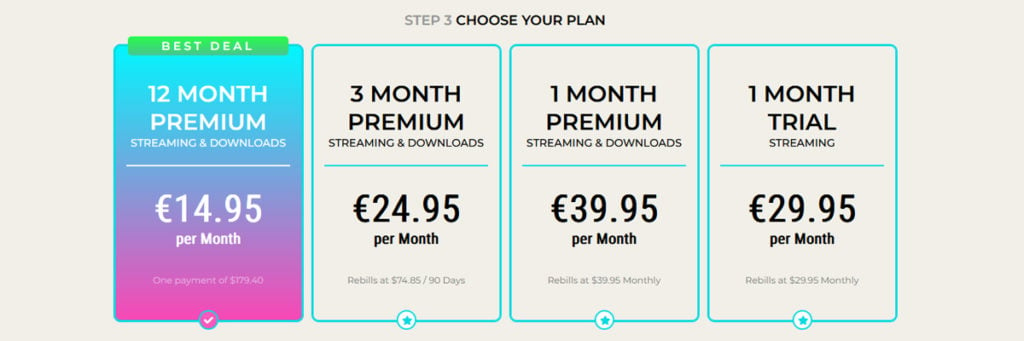 analjesse pricing subscriptions monthly and yearly