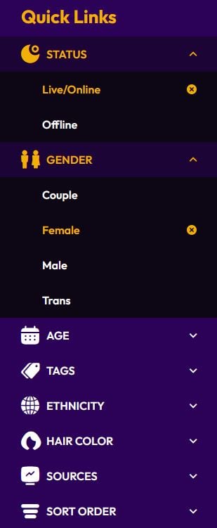 roleplay sexchat rooms menu